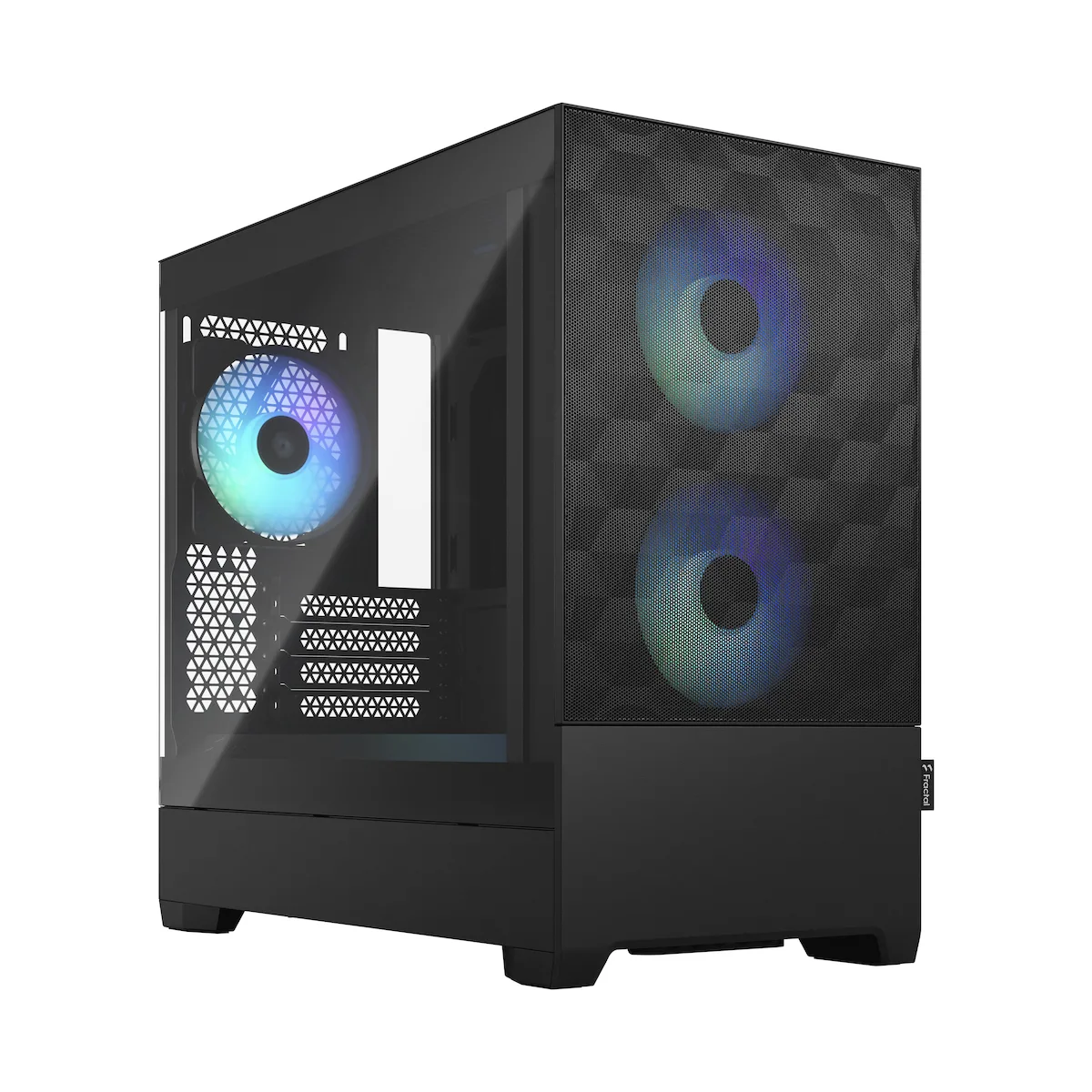Fractal Design Pop Mini Air Gaming Mini Tower Κουτί Υπολογιστή με Πλαϊνό Παράθυρο και RGB Φωτισμό RGB Black TG Clear - Image 1