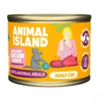 Animal Island 100% Natural Meals Υγρή Τροφή για Ενήλικες Γάτες σε Κονσέρβα με Κοτόπουλο και Πάπια χωρίς Σιτηρά & Γλουτένη 200gr