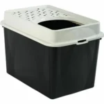 Rotho My Pet Berty Τουαλέτα Γάτας Κλειστή Μαύρη Μ57.2 x Π39.3 x Υ40.4cm