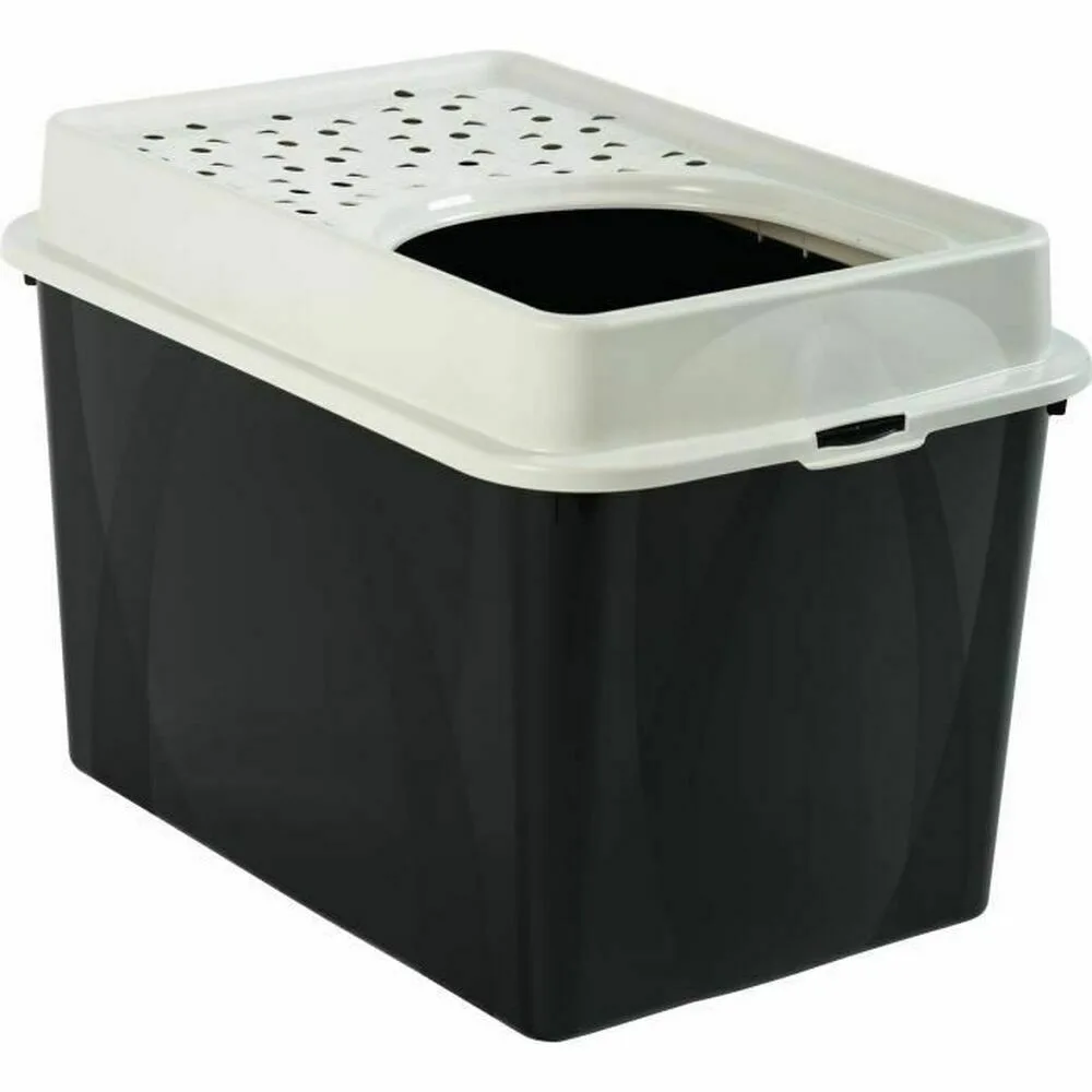 Rotho My Pet Berty Τουαλέτα Γάτας Κλειστή Μαύρη Μ57.2 x Π39.3 x Υ40.4cm - Image 1
