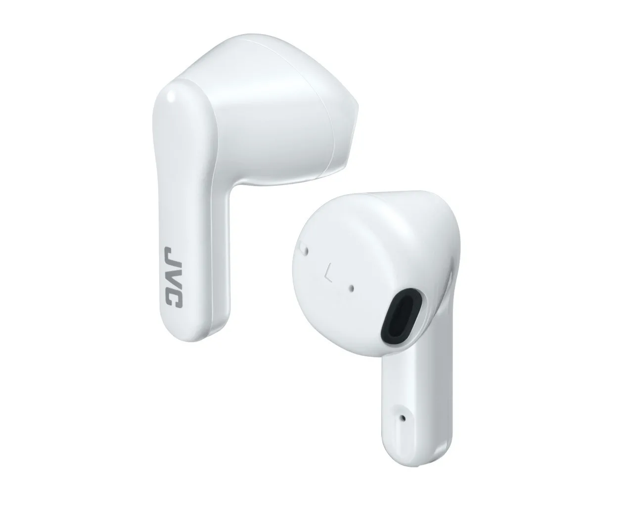 JVC HA-A3T Earbud Bluetooth Handsfree Ακουστικά με Αντοχή στον Ιδρώτα και Θήκη Φόρτισης Λευκά - Image 1