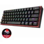 Redragon K616 RGB Fizz Pro Ασύρματο Gaming Μηχανικό Πληκτρολόγιο Tenkeyless με Custom Red διακόπτες και RGB φωτισμό (Αγγλικό US)