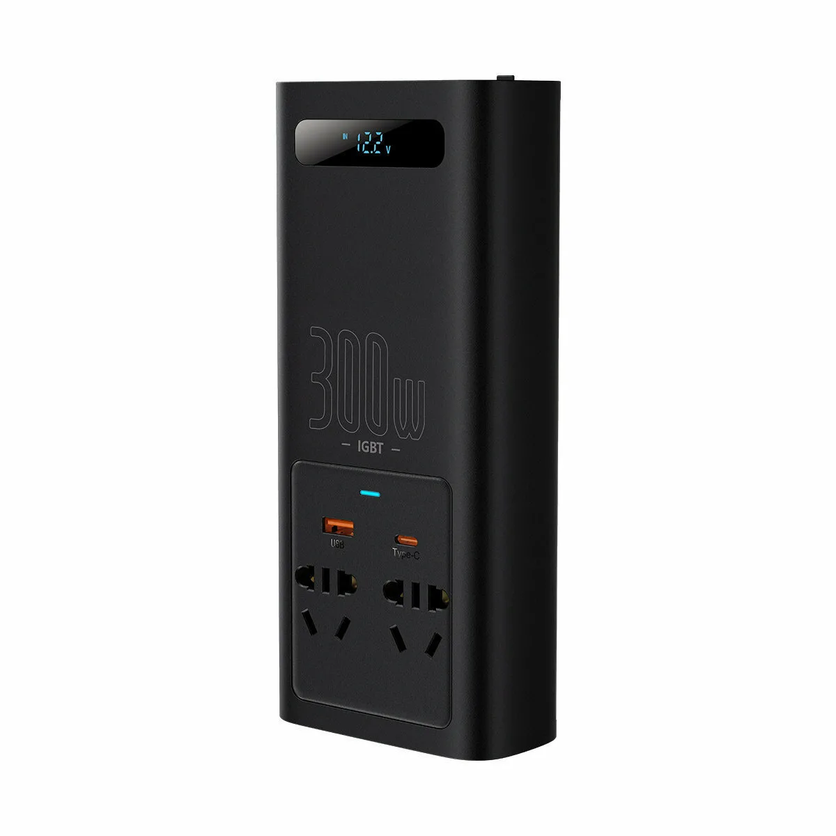 20220804171713_baseus_inverter_aytokinitou_igbt_300w_gia_metatropi_12v_dc_se_220v_ac_me_2xusb_cgnb010101 Baseus Inverter Αυτοκινήτου 300W για Μετατροπή 12V DC σε 220V AC με 2xUSB CGNB010101 - Image 1