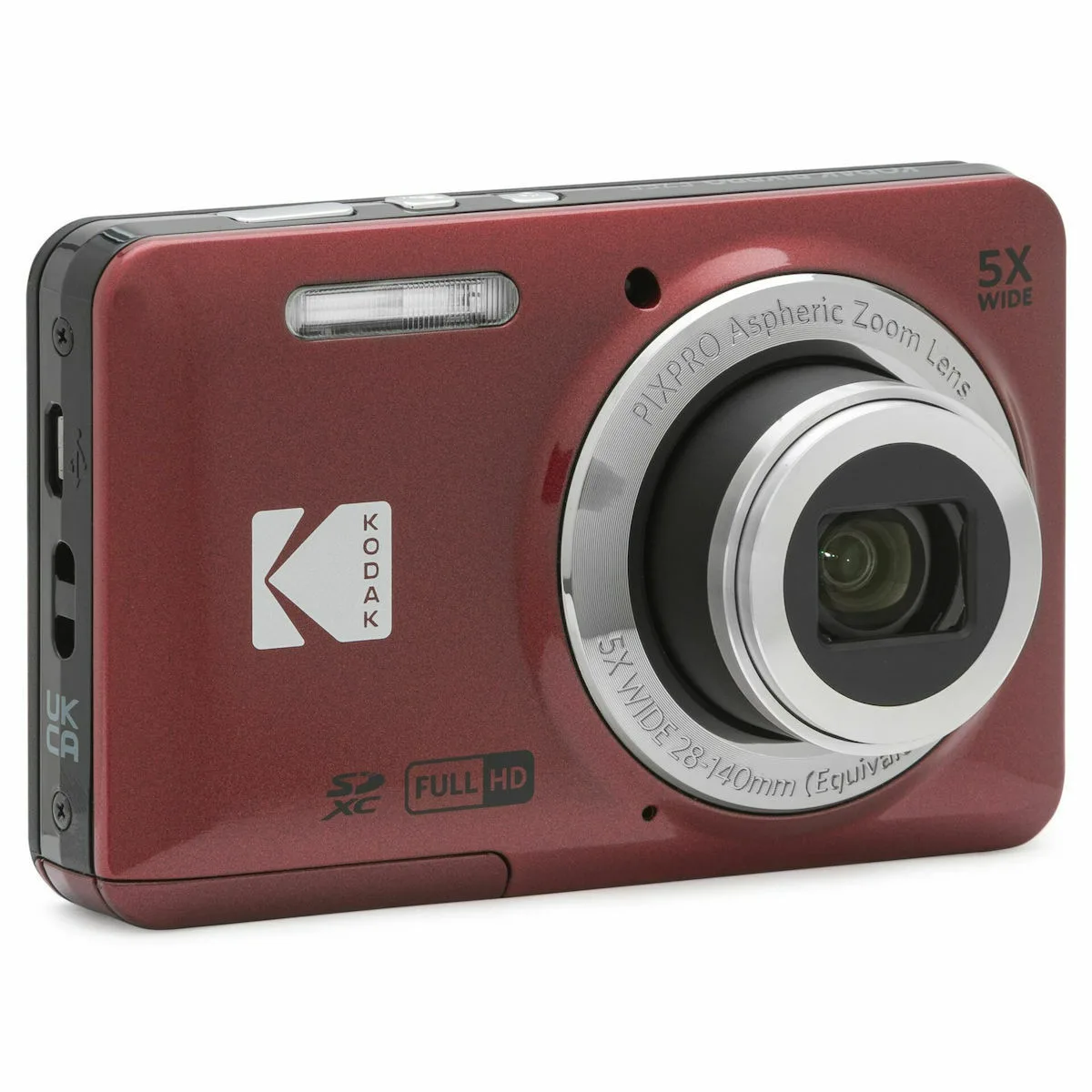 Kodak Pixpro FZ55 Compact Φωτογραφική Μηχανή 16MP Οπτικού Ζουμ 5x Κόκκινη - Image 1