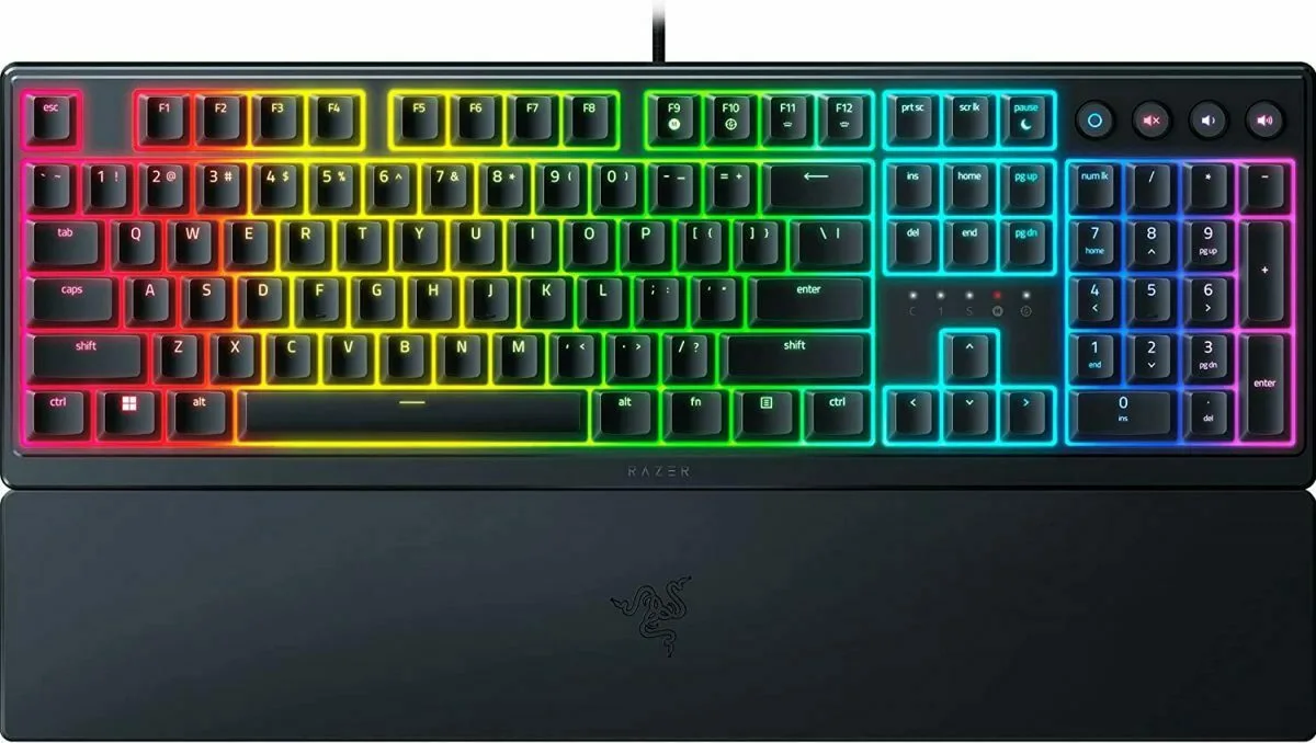 Razer Ornata V3 Gaming Μηχανικό Πληκτρολόγιο με Μεμβράνης διακόπτες και RGB φωτισμό (Αγγλικό US) - Image 1