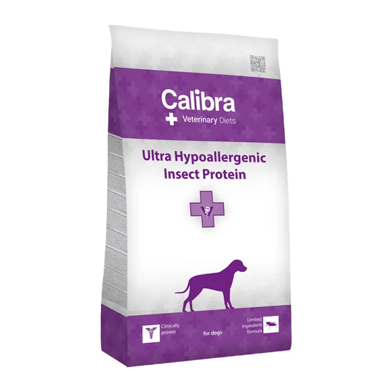 Calibra Vet Dog Ultra Hypoallergenic Insect 2kg Ξηρά Τροφή Σκύλων χωρίς Γλουτένη - Image 1