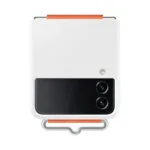 Samsung Back Cover Σιλικόνης Λευκό (Galaxy Z Flip4) EF-GF721TWEGWW