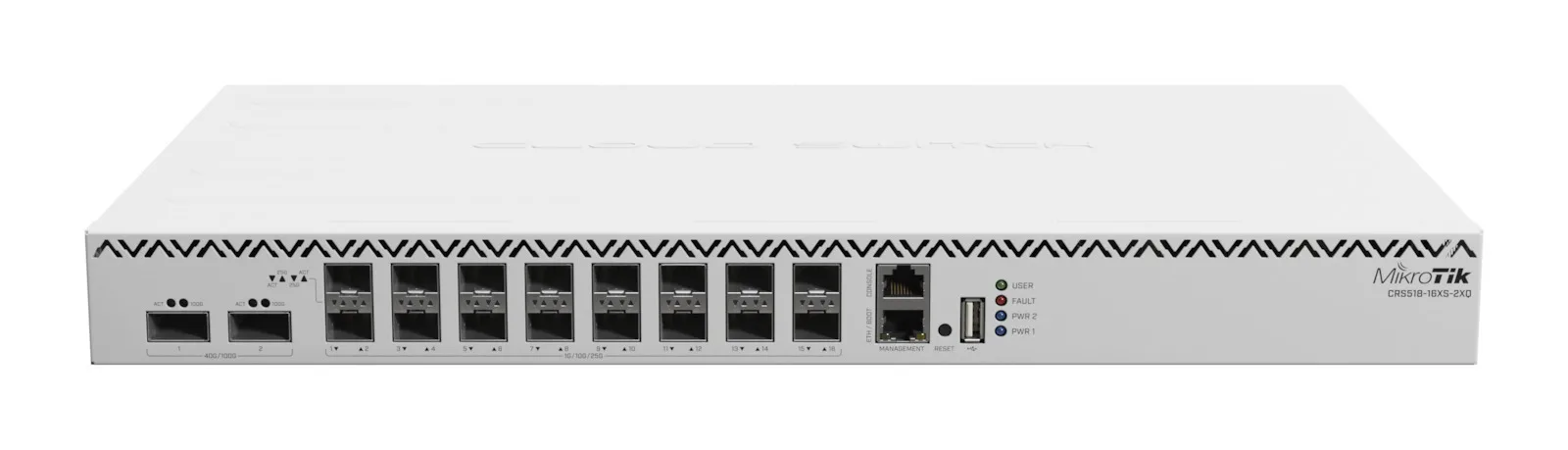 MikroTik CRS518-16XS-2XQ-RM Managed L2 Switch με 1 Θύρες Ethernet και 18 SFP Θύρες - Image 1