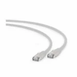 Cablexpert S/FTP Cat.6a Καλώδιο Δικτύου Ethernet 0.25m Γκρι 1τμχ PP6A-LSZHCU-0.25M