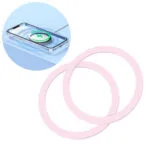Joyroom Metal Magnetic Set Rings Smartphone JR-MAG-M3 (2τμχ) Κινητού σε Ροζ χρώμα