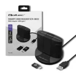 Qoltec Intelligent Smart ID Chip SCR-0632 Card Reader USB 3.2 Type-C για SmartCard