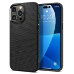 Spigen Liquid Air Back Cover Σιλικόνης Matte Black (iPhone 14 Pro Max) ACS04813