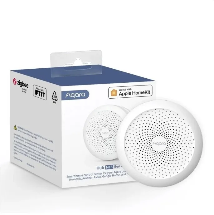 Aqara Hub M1S Gen2 UK Smart Gateway Wi-Fi / Zigbee Συμβατό με Google Home, Apple HomeKit, Alexa & IFTTT HM1S-G02 - Image 1
