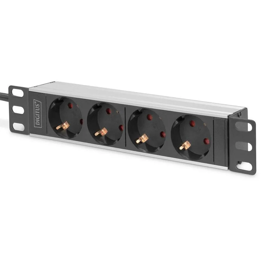 20220920183615_digitus_polyprizo_rack_10_socket_strip_aluminum_4fach_protective_contact_dn_95418 Digitus Πολύπριζο Rack DN-95418 1τμχ - Image 1