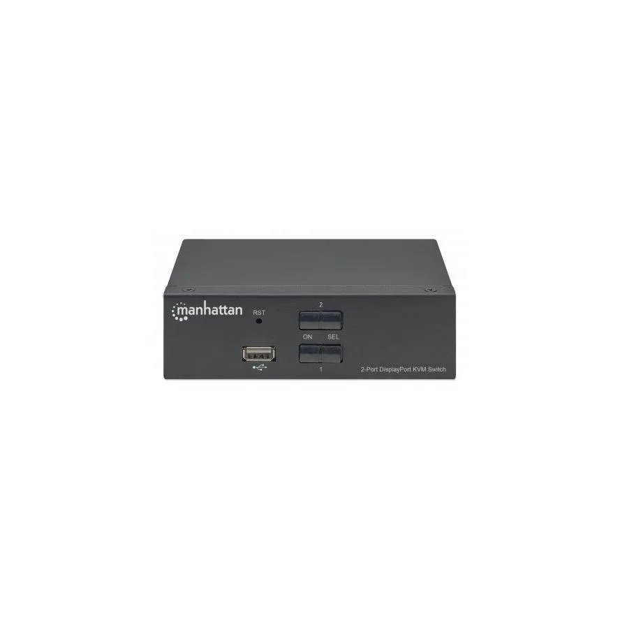 Manhattan Switch Manhattan 2-Port DisplayPort 4K@60Hz - Image 1