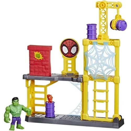 Hasbro Spidey & His Amazing Friends - Hulks Smash Yard (Διάφορα Σχέδια) F3717 - Image 1