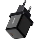 Aukey Φορτιστής Χωρίς Καλώδιο με Θύρα USB-C 20W Power Delivery Μαύρος (PA-F5)