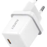 Aukey Φορτιστής Χωρίς Καλώδιο με Θύρα USB-C 20W Power Delivery Λευκός (PA-F5)