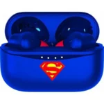 OTL DC Comics Superman In-ear Bluetooth Handsfree Ακουστικά με Θήκη Φόρτισης Μπλε