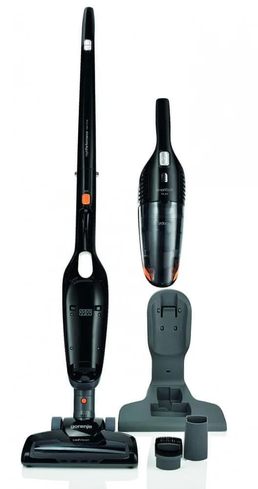 Gorenje SVC144FBK Επαναφορτιζόμενη Σκούπα 2 σε 1 Stick & Χειρός 14.4V Μαύρη - Image 1