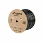 Lanberg U/UTP Cat.6 Καλώδιο Δικτύου Ethernet εξωτερικού χώρου χωρίς ακροδέκτες 305m Μαύρο 1τμχ LCU6-30CU-0305-BK