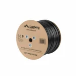 Lanberg F/FTP Cat.5e Καλώδιο Δικτύου Ethernet χωρίς ακροδέκτες 305m Μαύρο 1τμχ LCF5-30CU-0305-BK