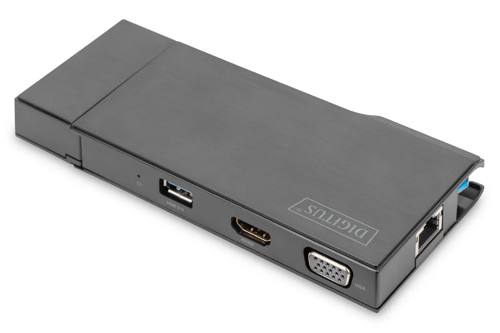 Digitus USB-A Docking Station με HDMI 4K Ethernet Γκρι (DA-70894) - Image 1