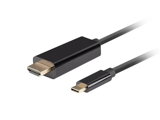 Lanberg Cable HDMI male - USB-C male 1.8m Μαύρο CA-CMHD-10CU-0018-BK - Image 1