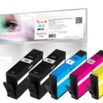 Peach PI300-971 Πακέτο Συμβατών Μελανιών Εκτυπωτή InkJet HP 912 6ZC74AE Πολλαπλό (Color) / Μαύρο