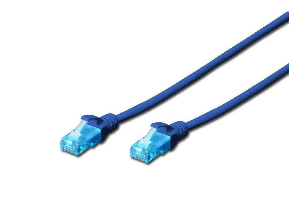 Digitus U/UTP Cat.5e Καλώδιο Δικτύου Ethernet 0.25m Μπλε 1τμχ DK-1512-0025/B - Image 1