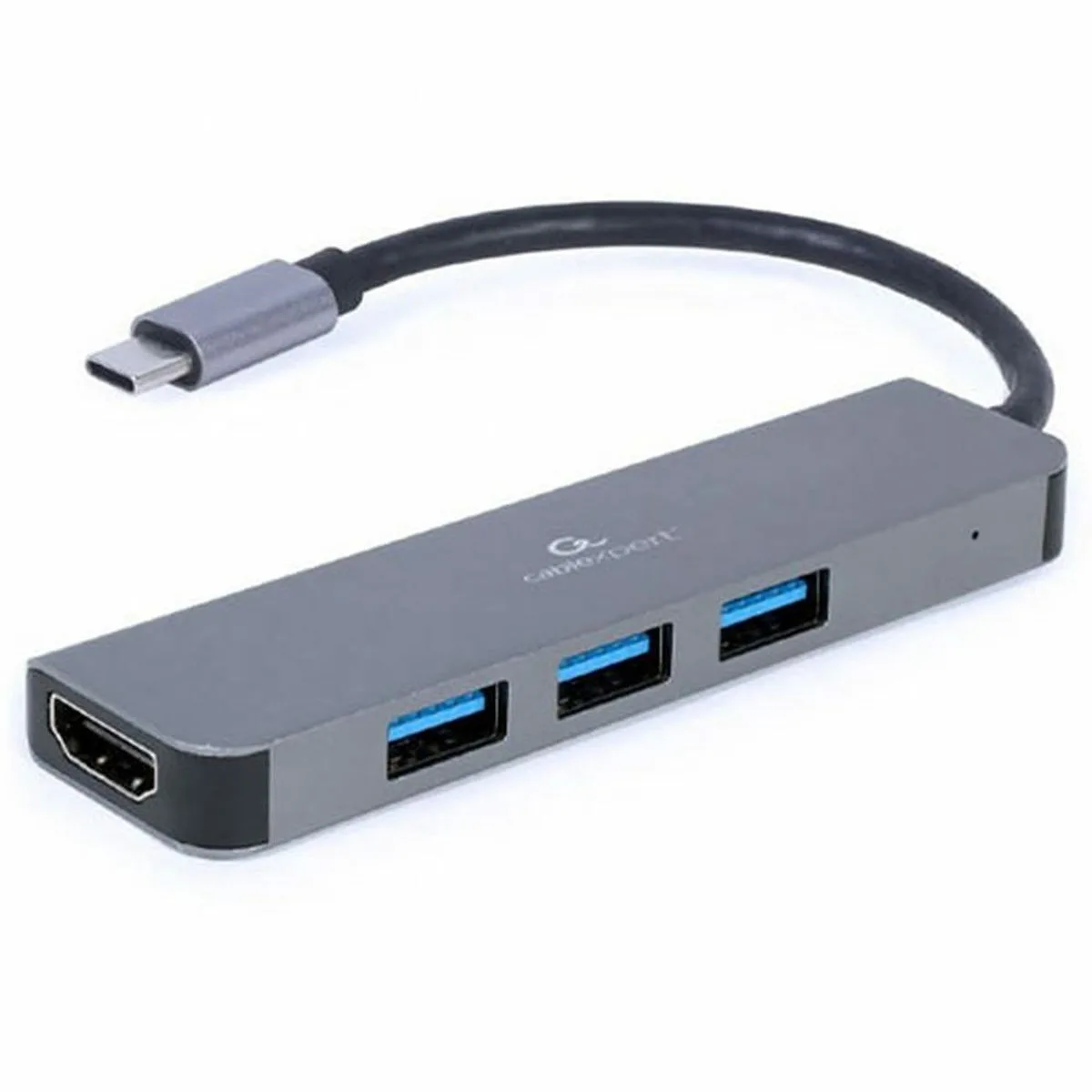 Cablexpert USB-C Docking Station με HDMI 4K Γκρι (A-CM-COMBO2-01) - Image 1