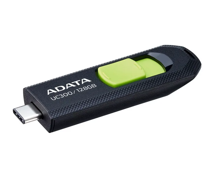 Adata UC300 32GB USB 3.2 Stick με σύνδεση USB-C Μαύρο - Image 1