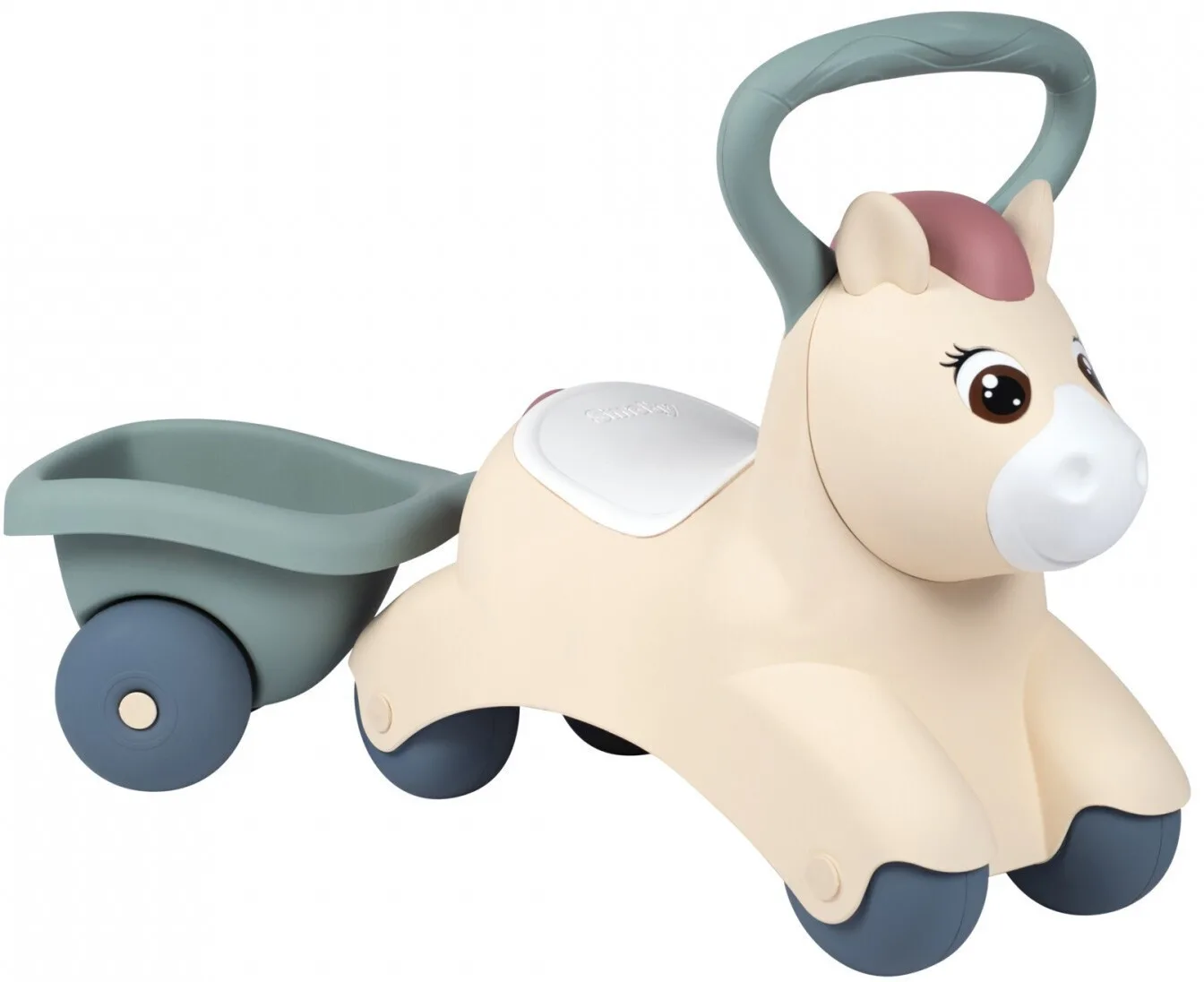 Smoby Baby Pony Περπατούρα Ζωάκι Ride On για 12+ Μηνών 140502 Μπεζ - Image 1