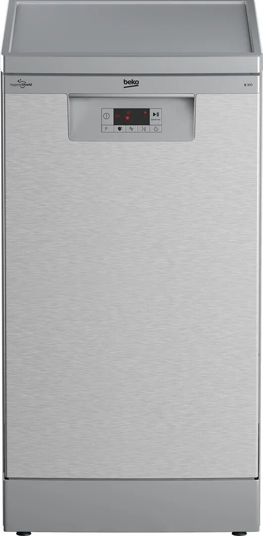 Beko Ελεύθερο Πλυντήριο Πιάτων για 10 Σερβίτσια GlassShield Π44.8xY85εκ. Inox BDFS15020X - Image 1