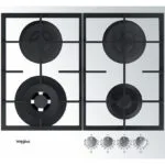Whirlpool Εστία Φυσικού Αερίου Αυτόνομη 59x51εκ. Λευκή AKTL 629/WH