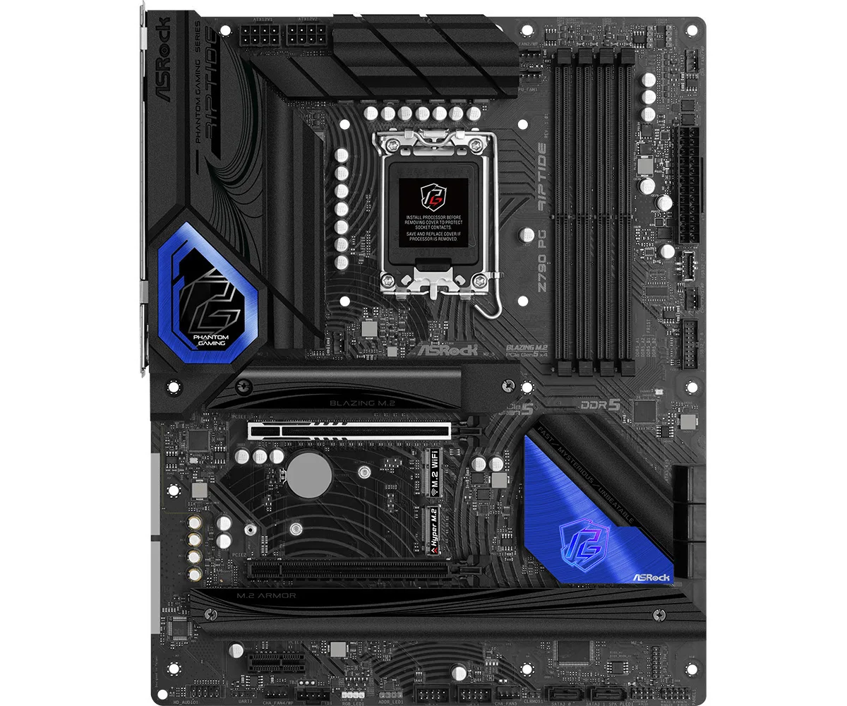 ASRock Z790 PG Riptide Motherboard ATX με Intel 1700 Socket 90-MXBJX0-A0UAYZ - Image 1