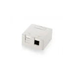 Equip Μονή Εξωτερική Πρίζα Δικτύου RJ45 σε Λευκό Χρώμα 125122