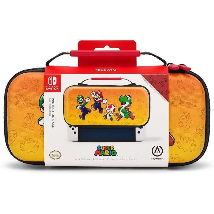 20221111125643_powera_yfasmatini_thiki_metaforas_gia_konsola_switch_mario_and_friends_nscs0047_01 PowerA Υφασμάτινη Θήκη Μεταφοράς για Κονσόλα Switch Mario and Friends NSCS0047-01 - Image 1