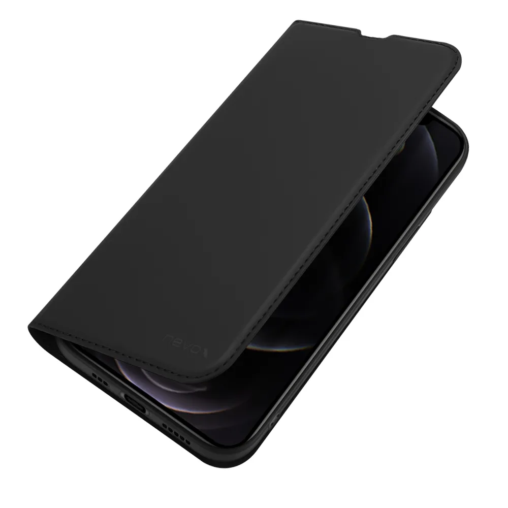 20221114131110_nevox_vario_book_dermatinis_mayro_iphone_14_pro Nevox Vario Book Δερματίνης Μαύρο (iPhone 14 Pro) 2103 - Image 1