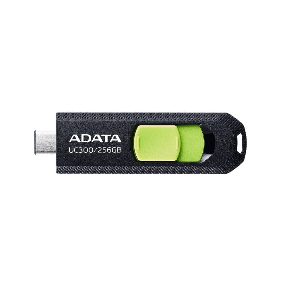 Adata UC300 256GB USB 3.2 Stick με σύνδεση USB-C Μαύρο - Image 1