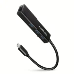 Axagon v1 USB 3.2 Hub 3 Θυρών με σύνδεση USB-C / Ethernet HMC-GL3A