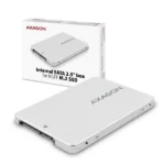 Axagon Θήκη για Σκληρό Δίσκο M.2 SATA III με σύνδεση SATA σε Ασημί χρώμα RSS-M2SD