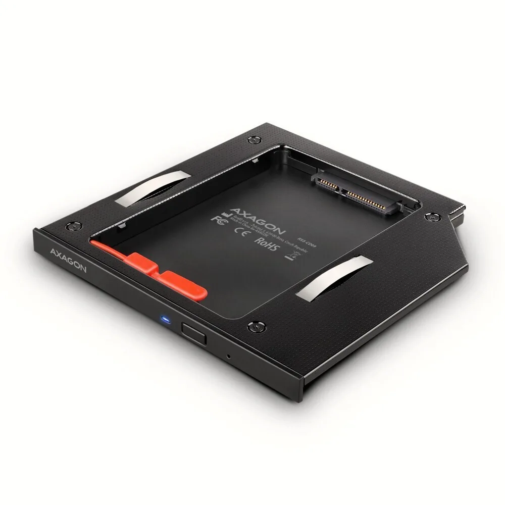 Axagon RSS-CD09 ODD - 2.5" SATA SSD/HDD Caddy 9.5 MM - Image 1