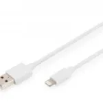 Digitus USB to Lightning Cable Λευκό 2m (DB-600106-020-W)