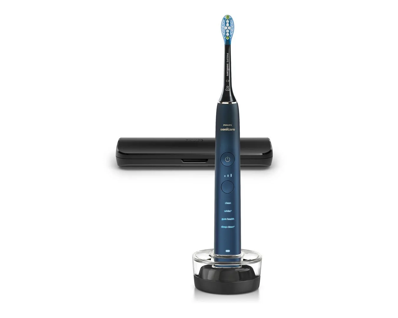Philips Sonicare DiamondClean 9000 Ηλεκτρική Οδοντόβουρτσα με Χρονομετρητή, Αισθητήρα Πίεσης και Θήκη Ταξιδίου Black Blue - Image 1