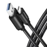 Axagon Braided USB 3.0 Cable USB-C male - USB-A Μαύρο 2m (BUCM3-AM20AB)