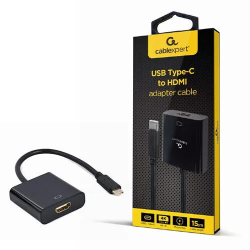 Cablexpert Μετατροπέας USB-C male σε HDMI female 1τμχ A-CM-HDMIF-04 - Image 1