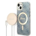 Guess Back Cover Σιλικόνης / Πλαστικό Μπλε (iPhone 14) GUBPP14SH4EACSB