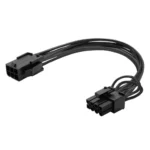 Savio 6-Pin PCIe - 6+2 Pin PCIe Cable 0.15m Μαύρο AK-49