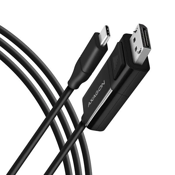 Axagon USB 2.0 Cable USB-C male - DisplayPort Μαύρο 1.8m (RVC-DPC) - Image 1